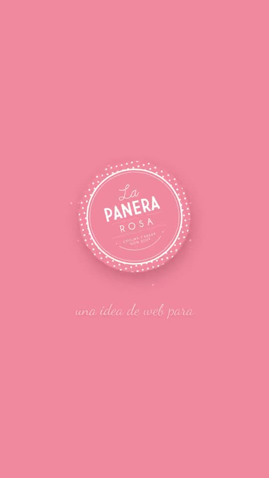 Web de La Panera Rosa en celular